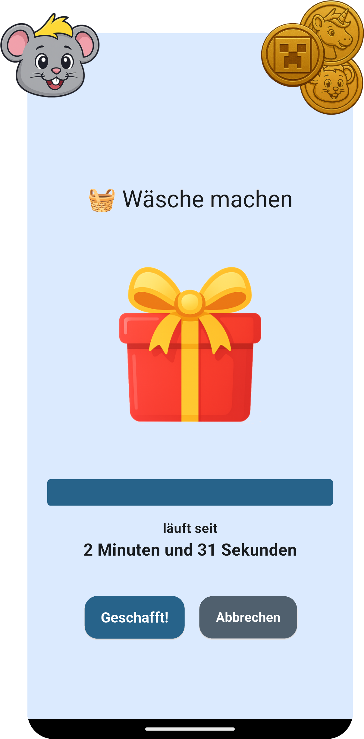 Aufgabe als Geschenk